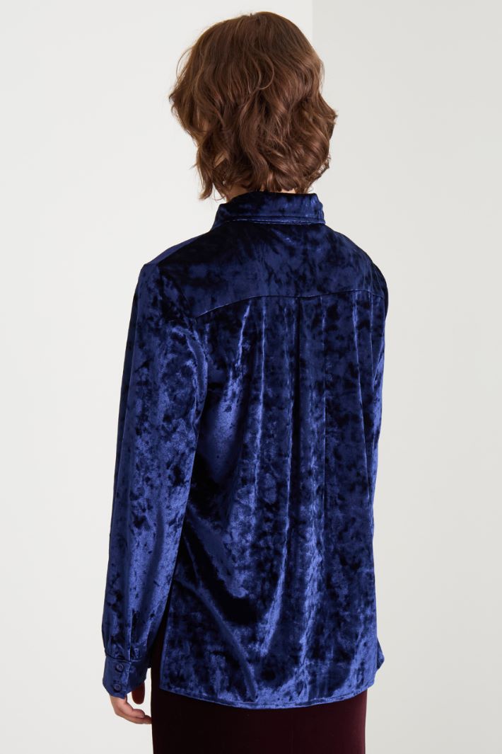 Velvet shirt Intrend - 4