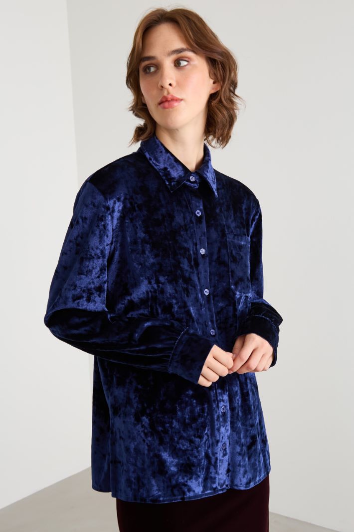 Velvet shirt Intrend - 2