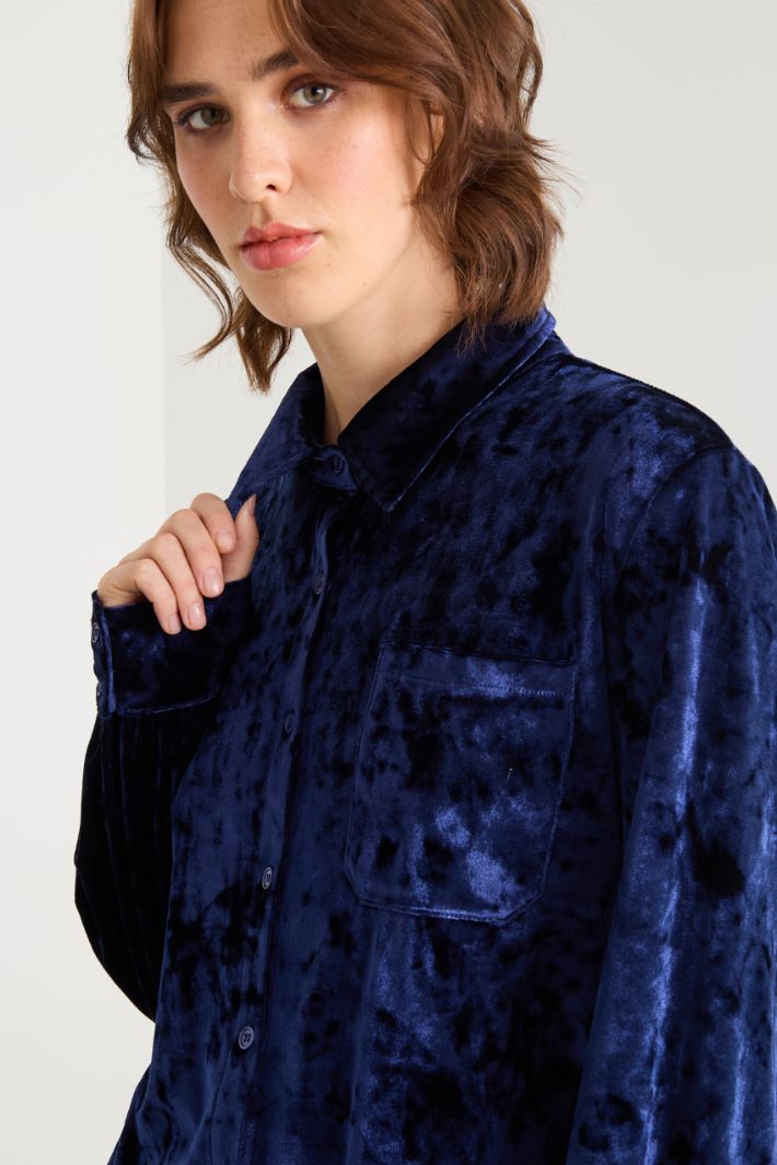 Velvet shirt Intrend - 3
