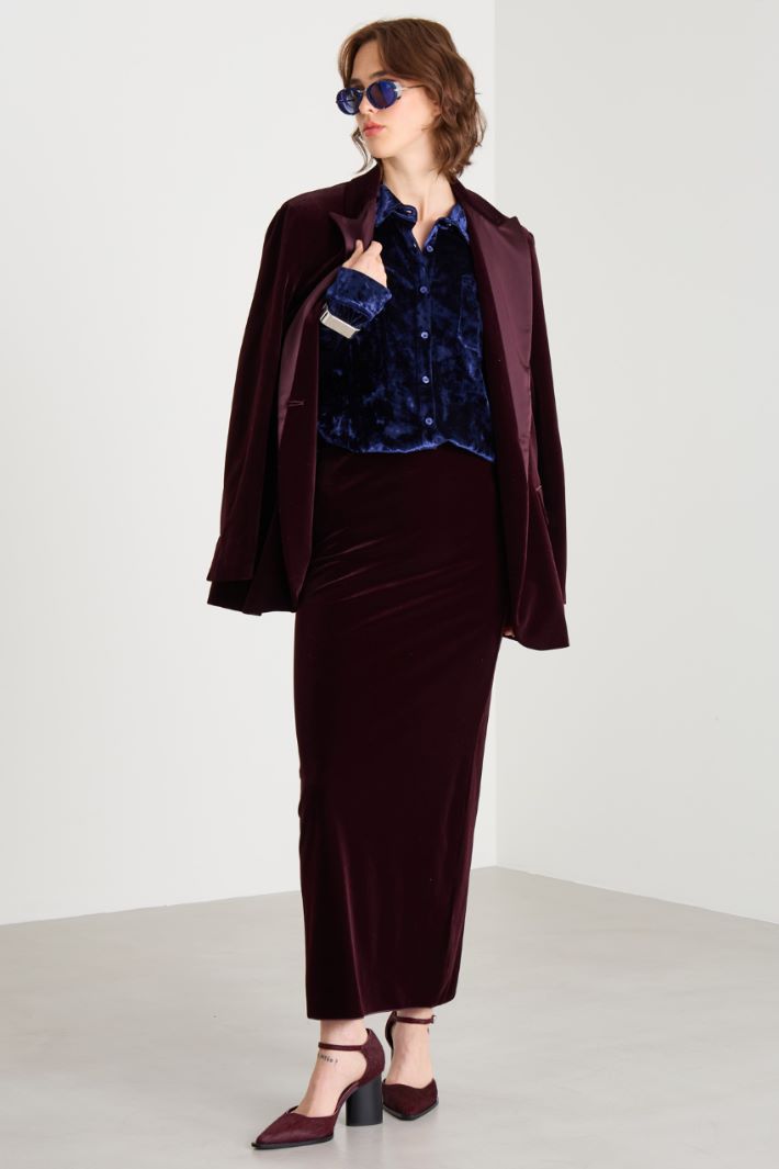 Velvet shirt Intrend