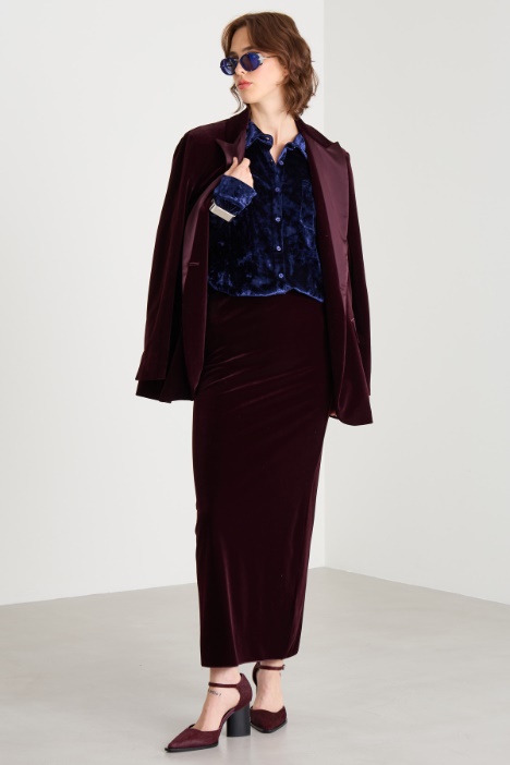 Velvet shirt Intrend