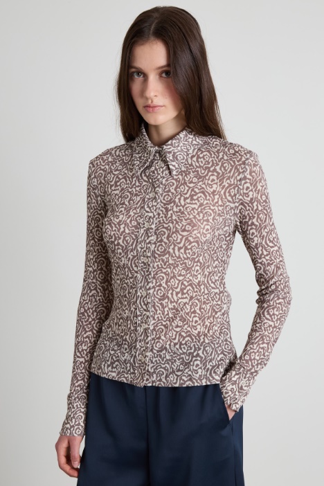 Camicia in jersey Intrend