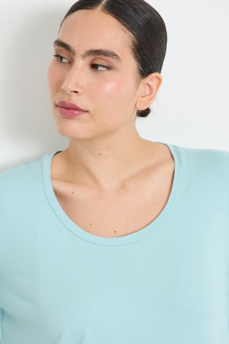 Camiseta de punto de viscosa