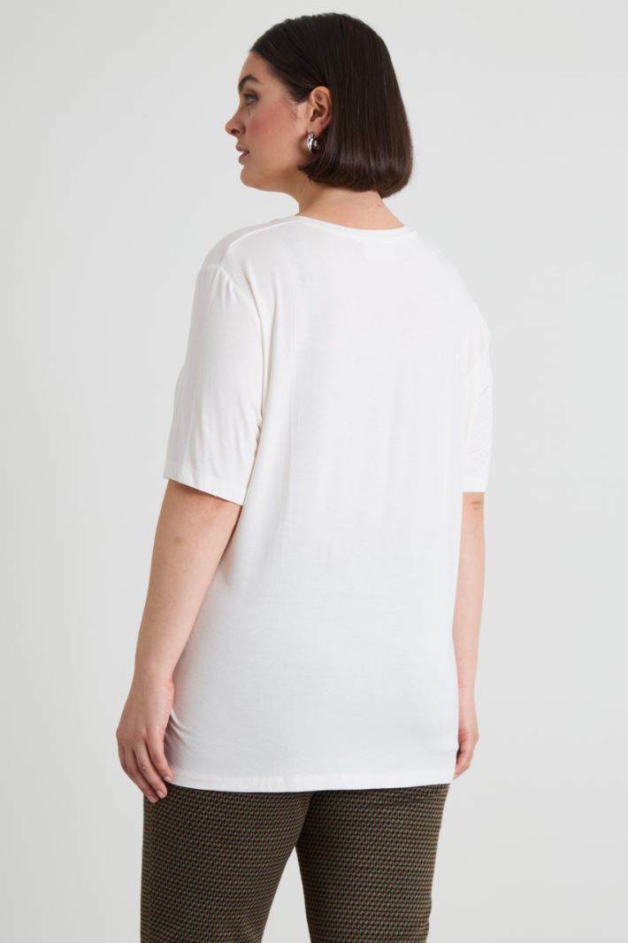 T-shirt in jersey di viscosa Intrend - 2