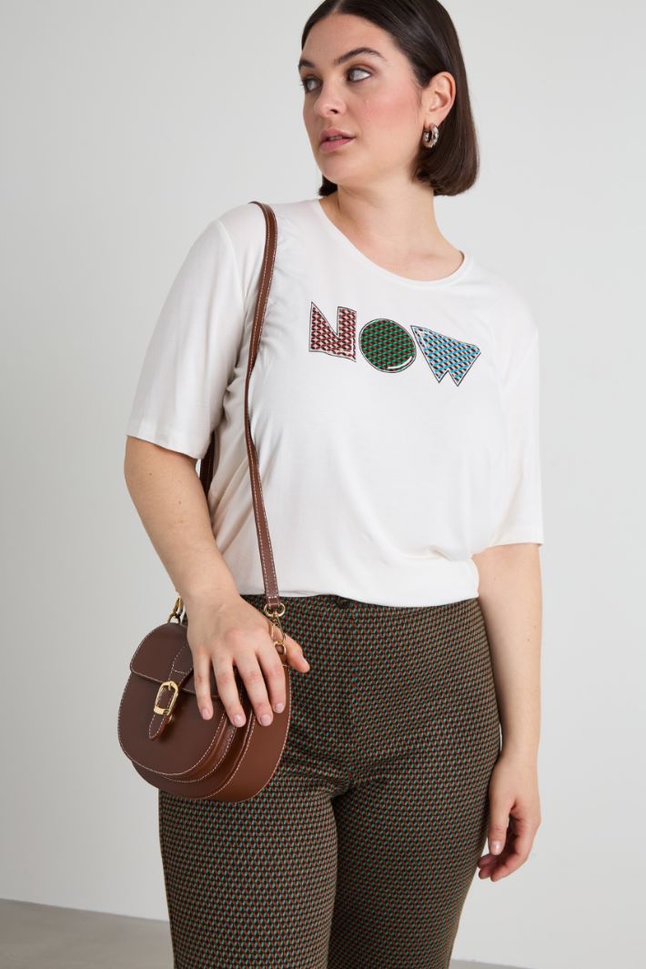 T-shirt in jersey di viscosa Intrend