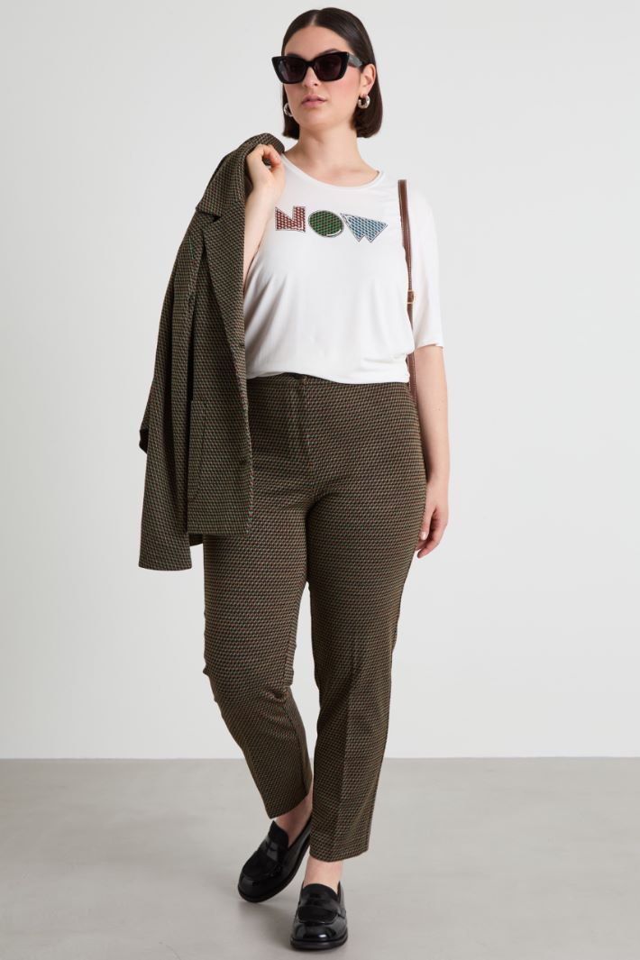 T-shirt in jersey di viscosa Intrend - 3
