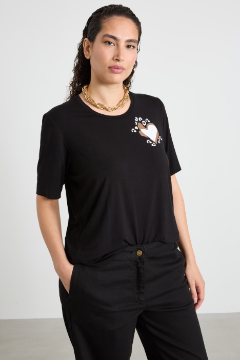 Viscose jersey T-shirt Intrend