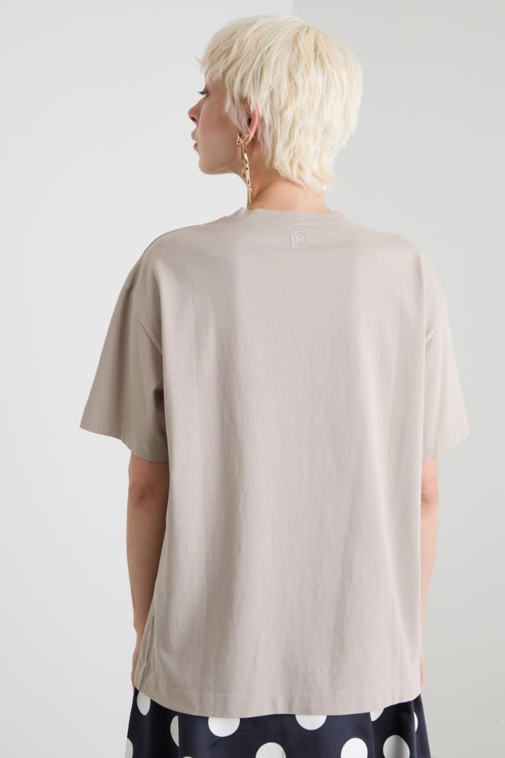 T-shirt girocollo morbida Intrend - 2