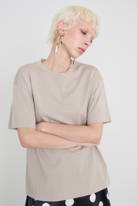 T-shirt girocollo morbida Intrend