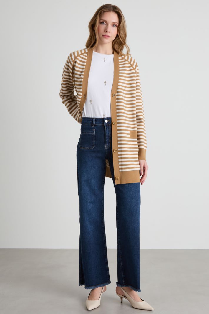 T-shirt con cristalli Intrend - 3