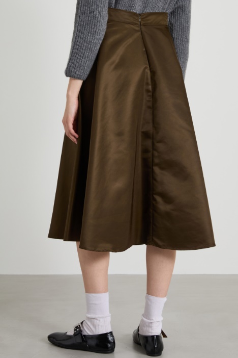 Gonna in tessuto tecnico