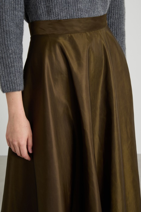 Gonna in tessuto tecnico