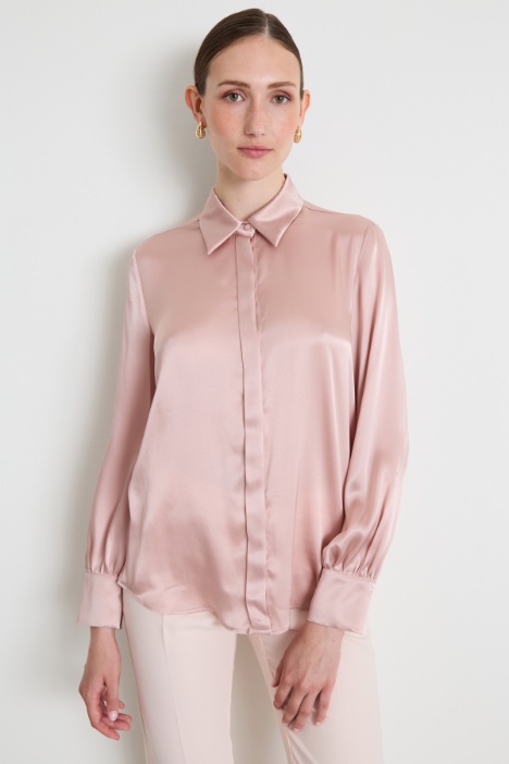 Fluid satin shirt Intrend