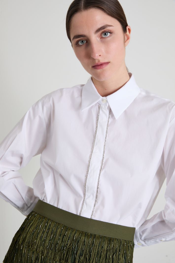 Rhinestone shirt Intrend - 4