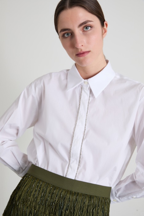 Camicia con strass