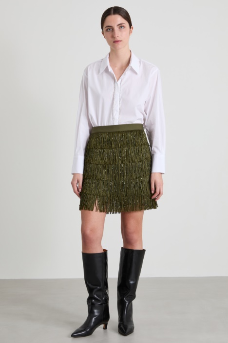 Rhinestone shirt Intrend