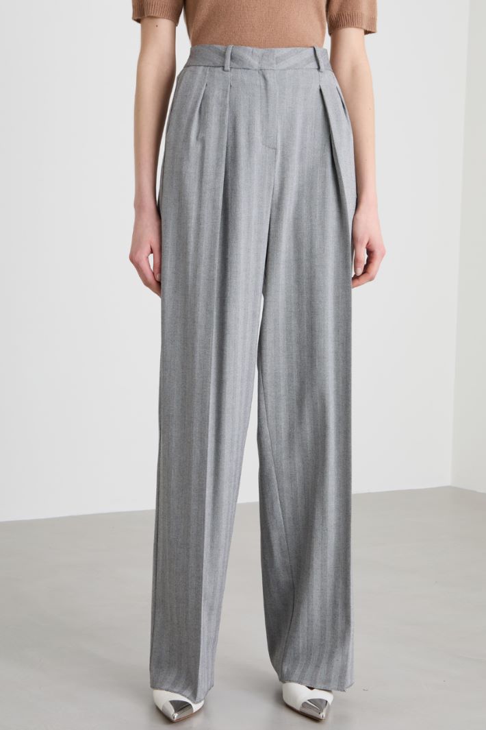 Wide-leg trousers Intrend - 2