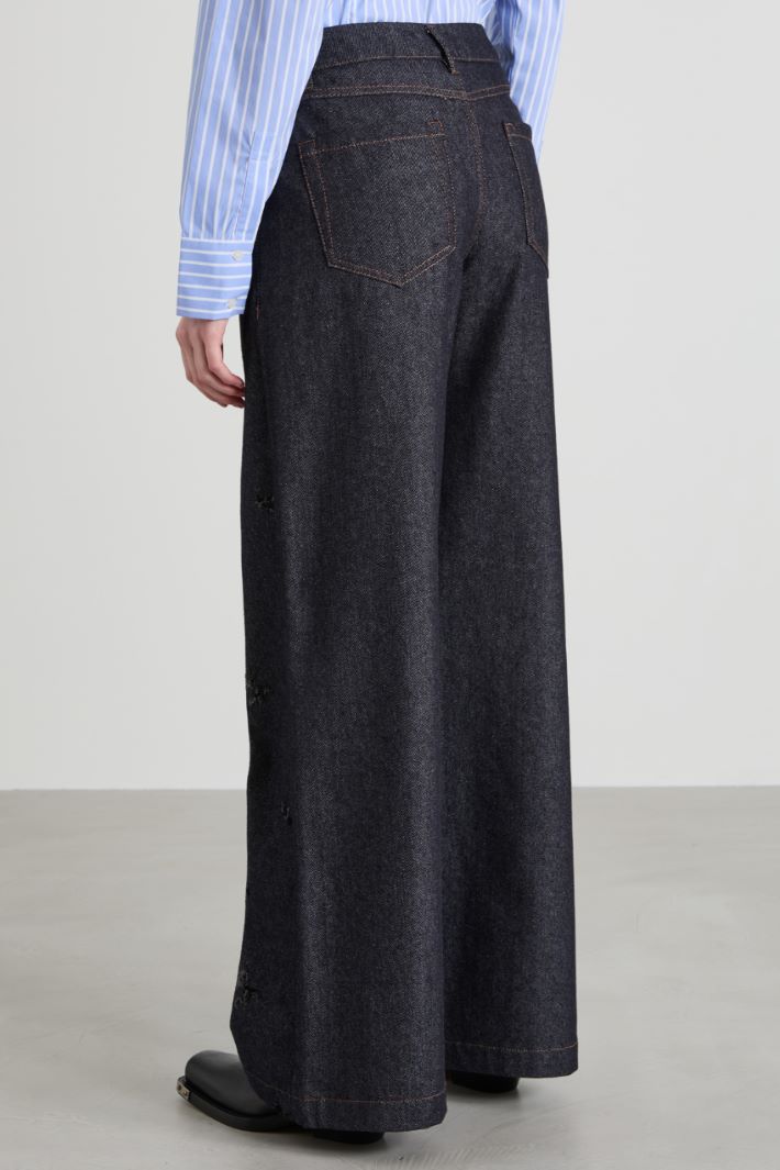 Embroidered jeans Intrend - 3