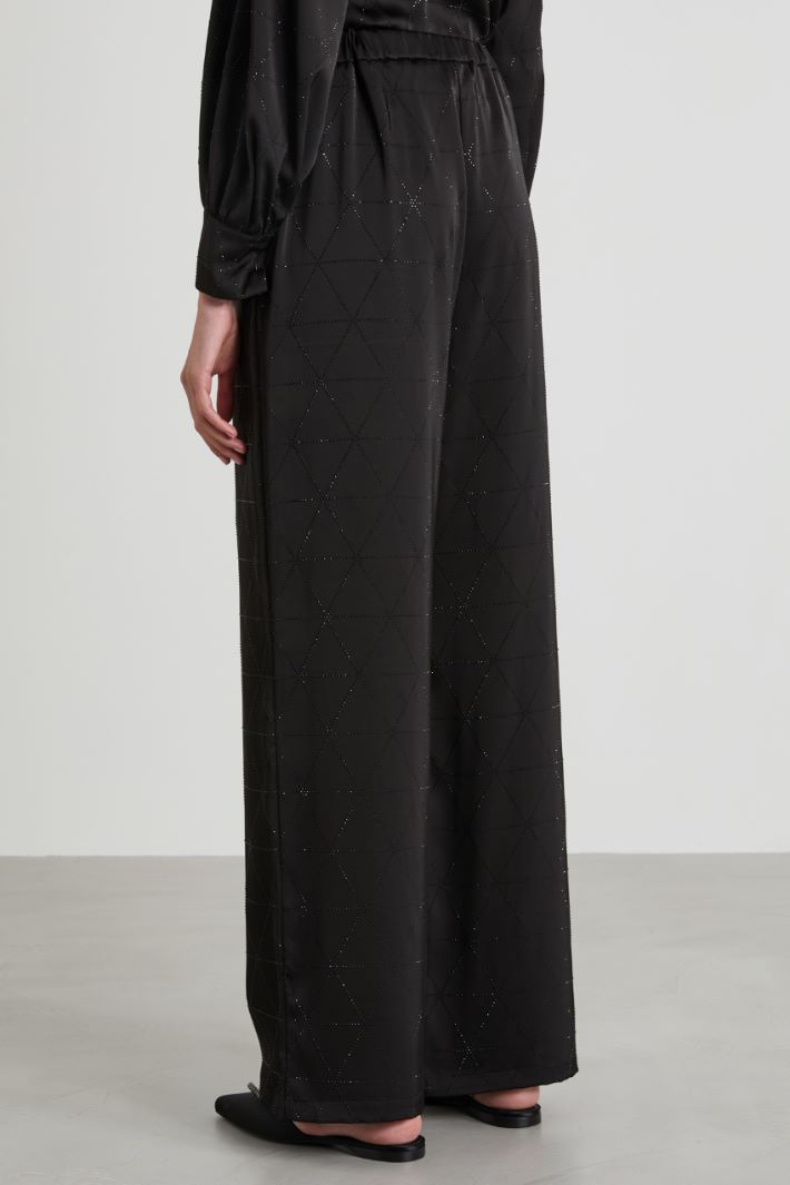 Flowing wide-fit trousers Intrend - 3