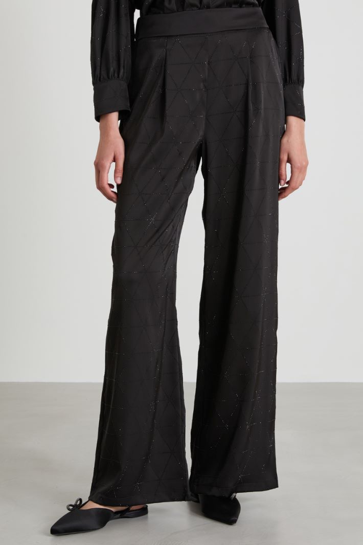 Flowing wide-fit trousers Intrend - 2