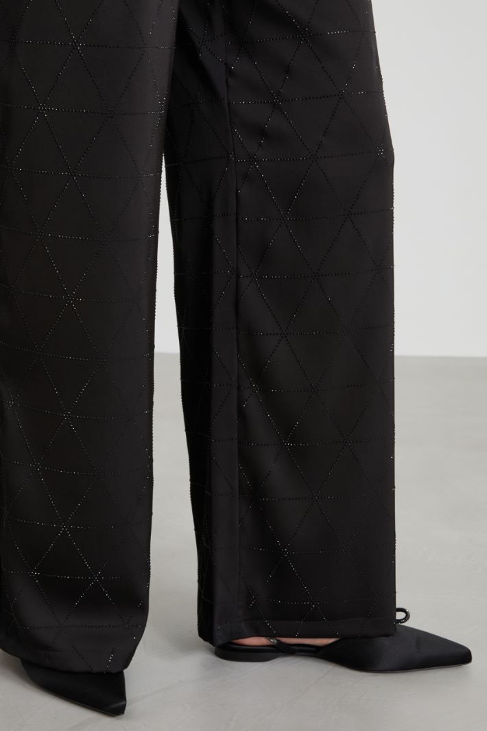 Flowing wide-fit trousers Intrend - 4