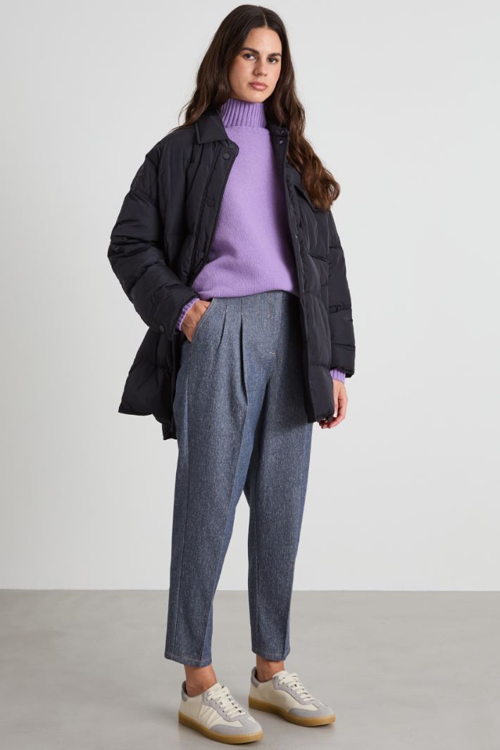 Pantaloni baggy effetto denim