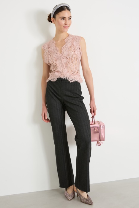 Gilet in pizzo Intrend