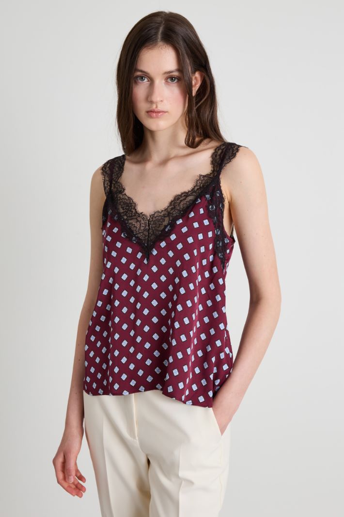 Top lingerie con pizzo Intrend
