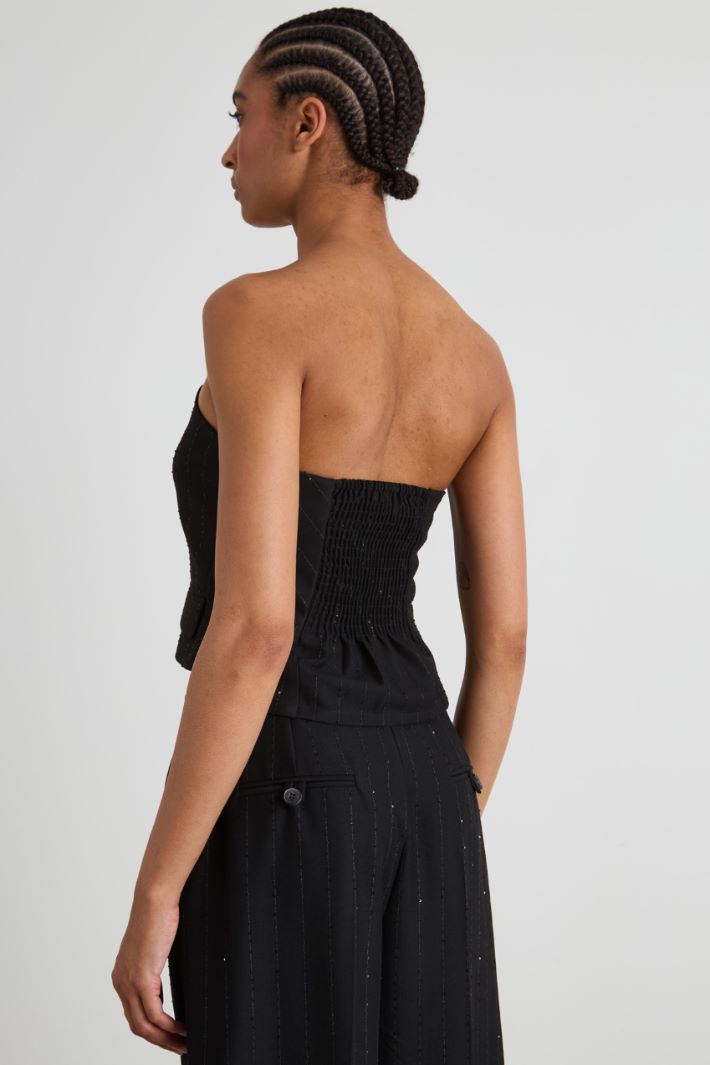 Pinstriped corset Intrend - 2