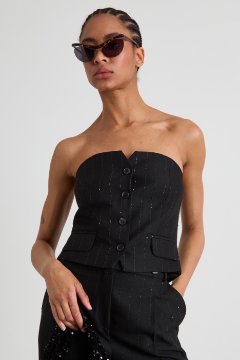 Pinstriped corset Intrend