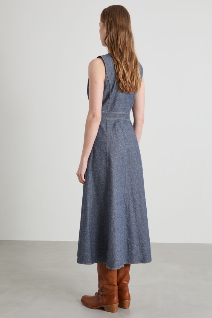 Denim-effect dress Intrend - 3