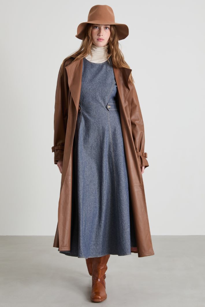 Denim-effect dress Intrend