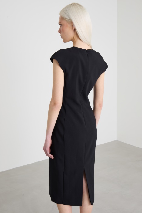 Abito a tubino con cristalli