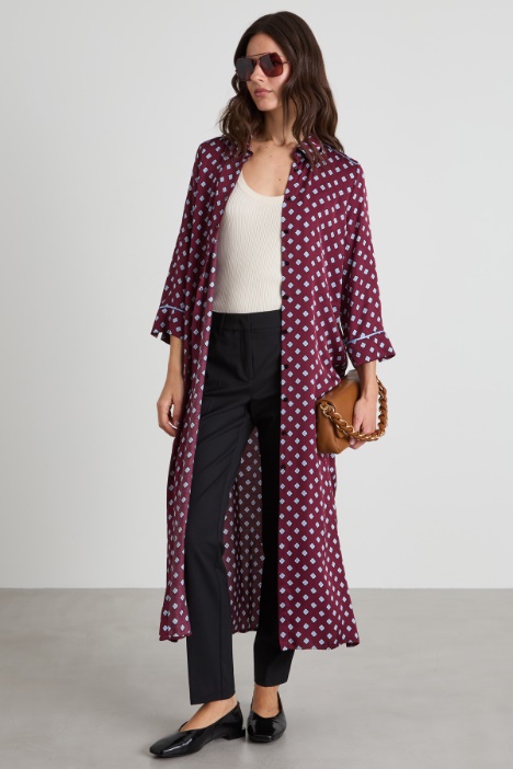 Viscose shirt dress Intrend