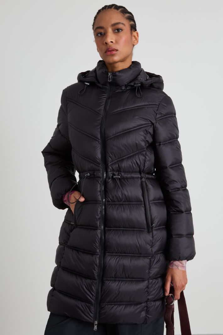 Drawstring padded jacket Intrend - 4