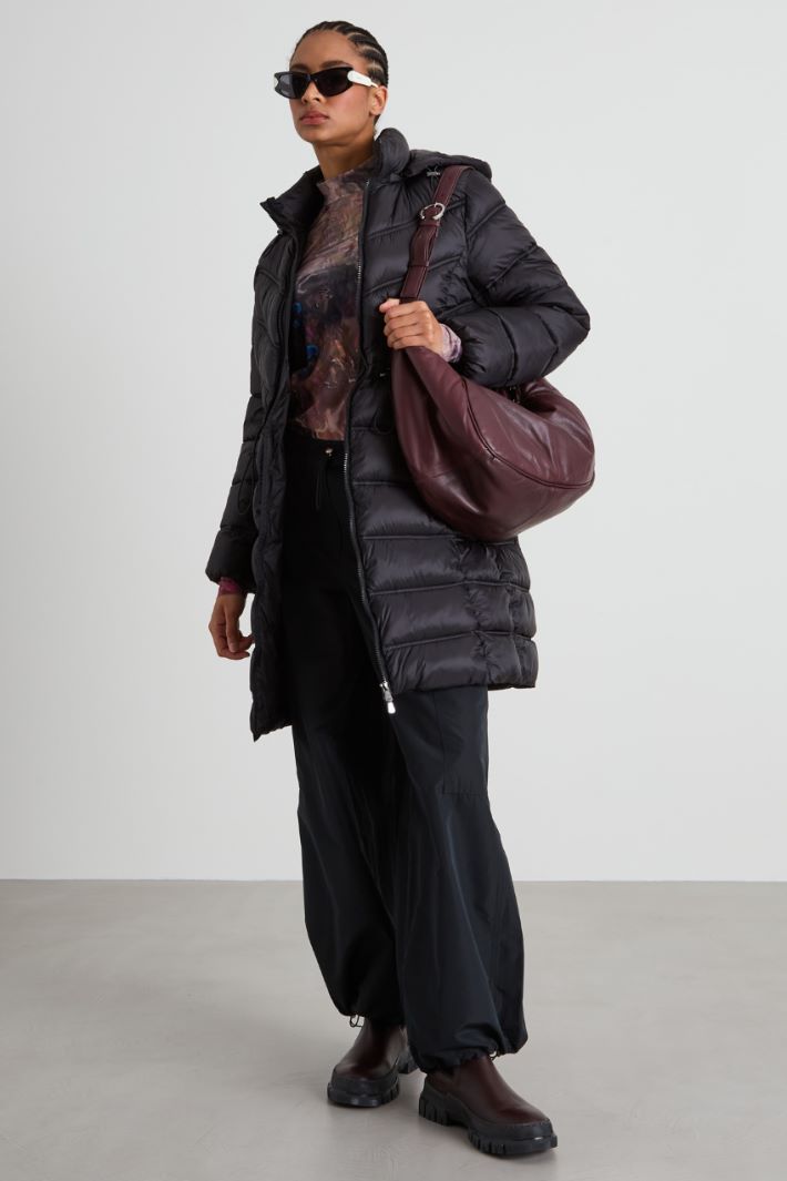Drawstring padded jacket Intrend