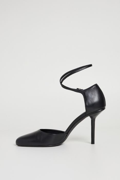 Sandalo Mary Jane in pelle