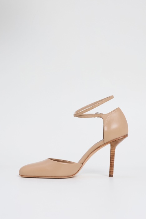 Décolleté Mary Jane in pelle