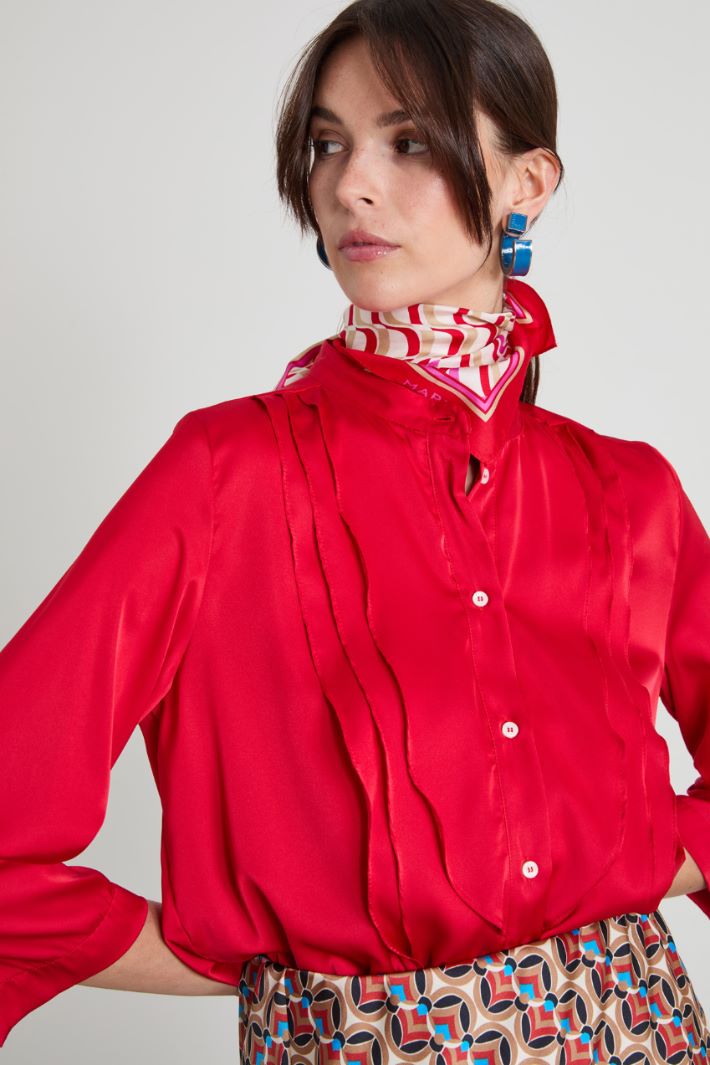 Foulard in seta a fantasia