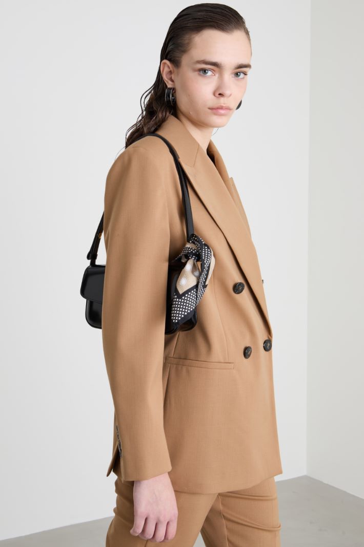 Silk twill pochette Intrend