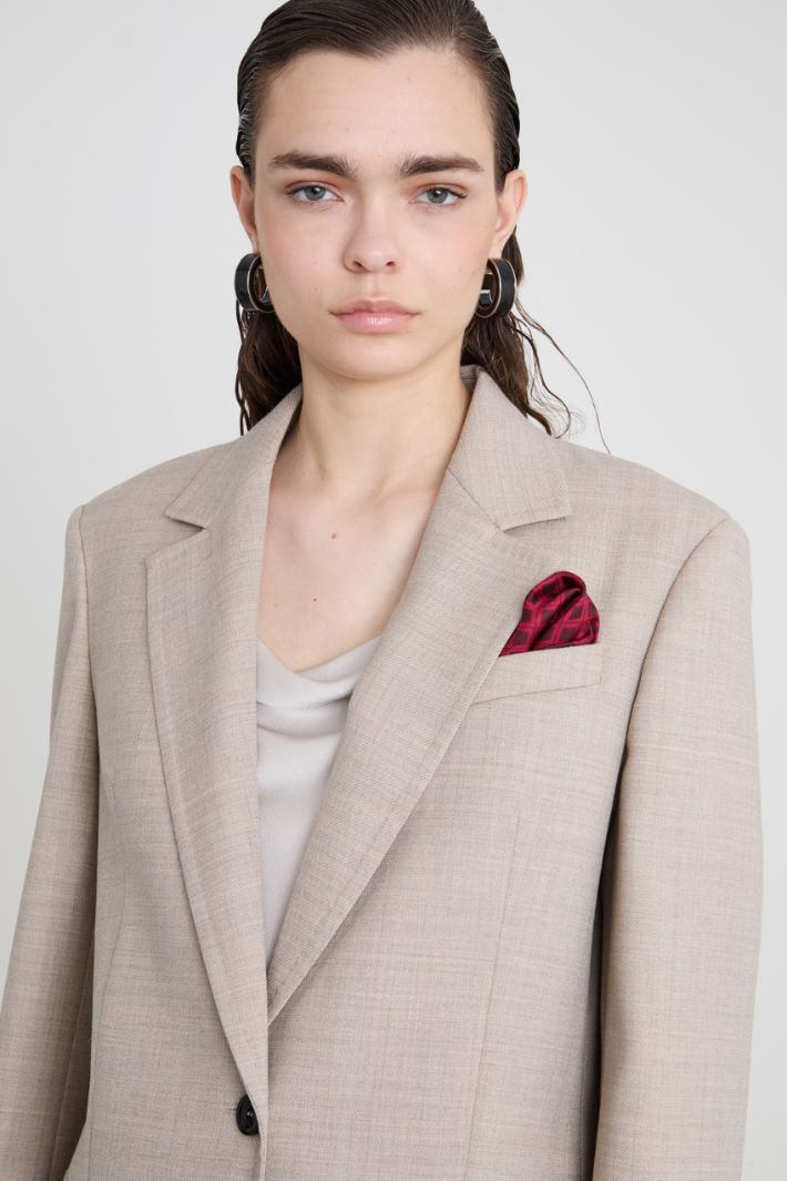 Silk twill pochette Intrend - 2