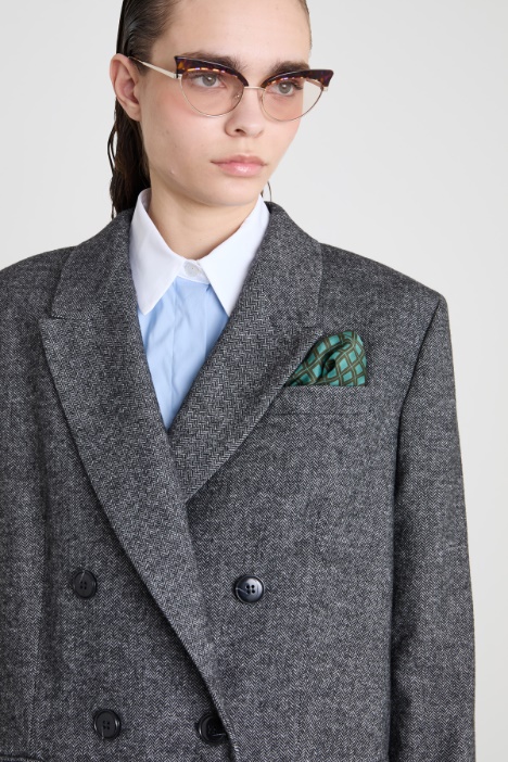 Silk twill pochette Intrend