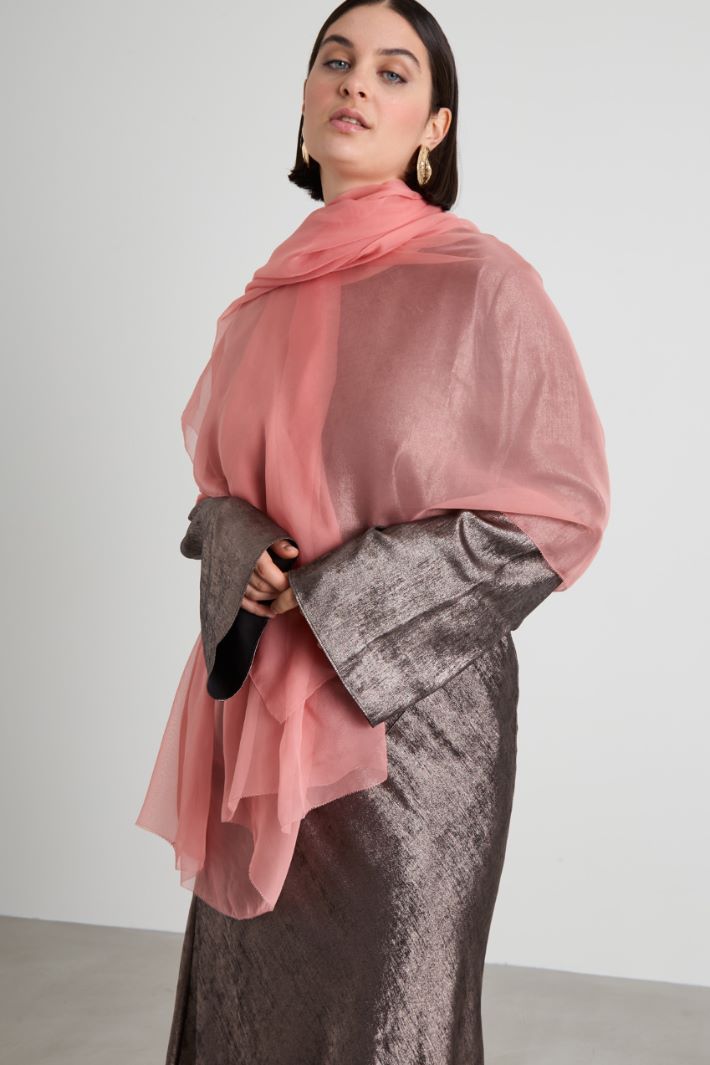 Silk chiffon stole Intrend - 2
