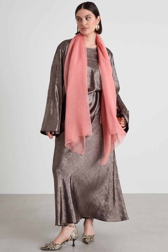 Silk chiffon stole Intrend