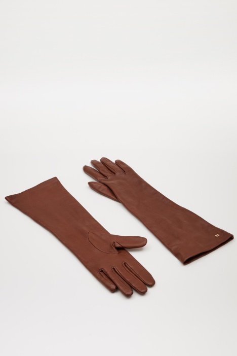 Long nappa-leather gloves Intrend