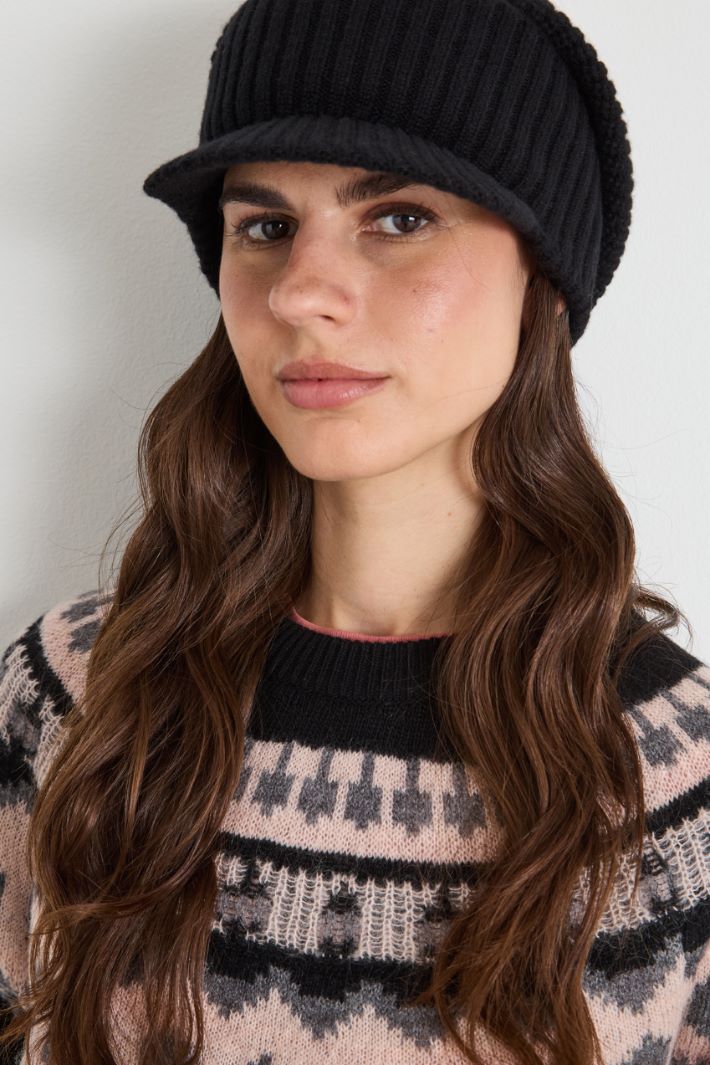 Gorra de cachemira con visera Intrend - 2