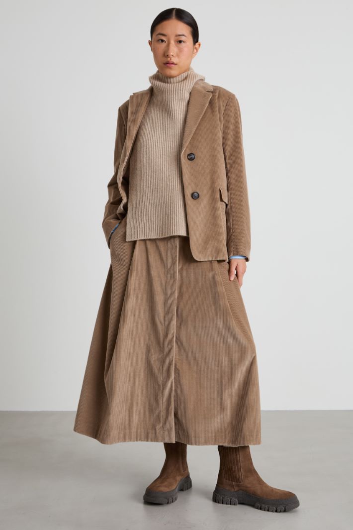 Poncho with a balaclava collar Intrend