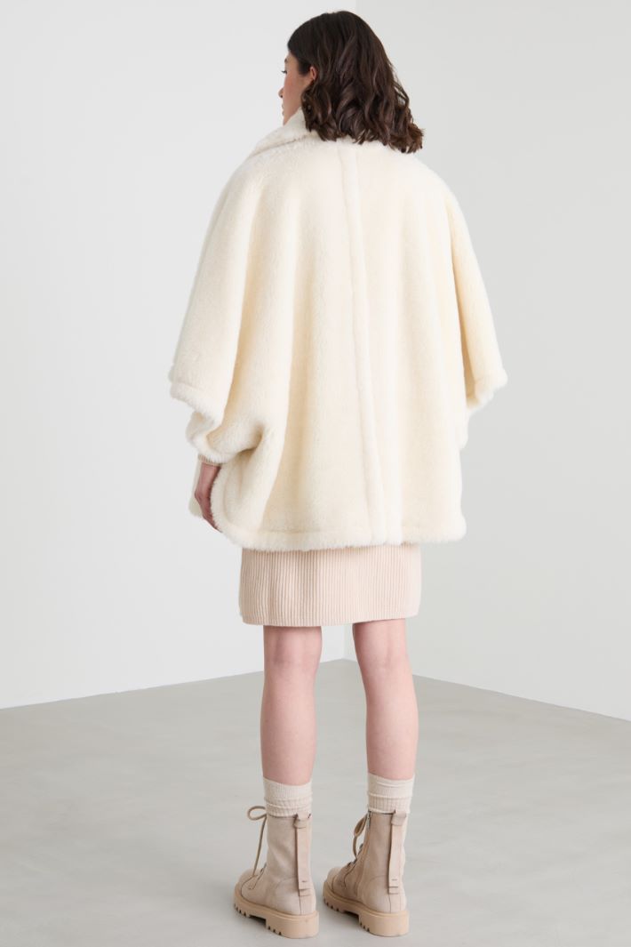 Cappa in alpaca e lana