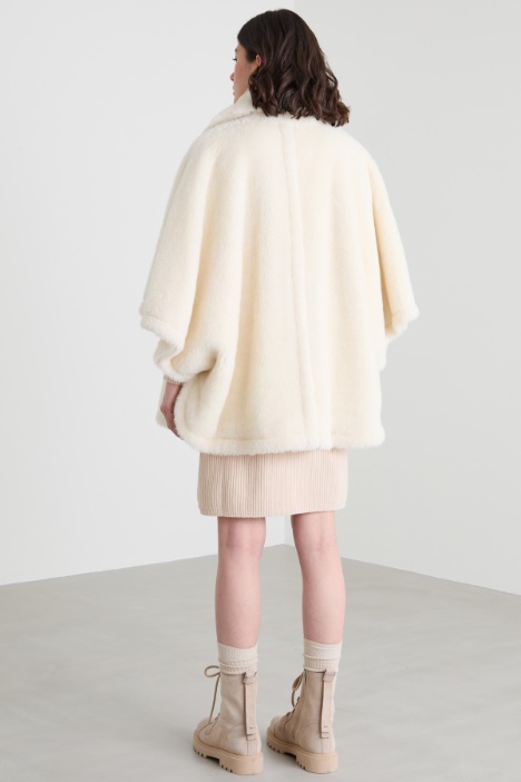 Wool and alpaca cape Intrend - 2