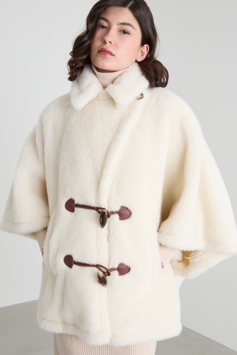 Cappa in alpaca e lana